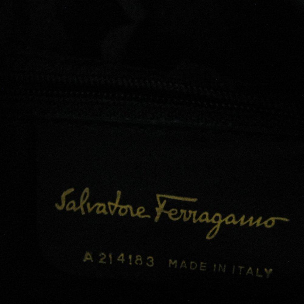 Ferragamo Black Pebble Leather - Picture 3 of 9